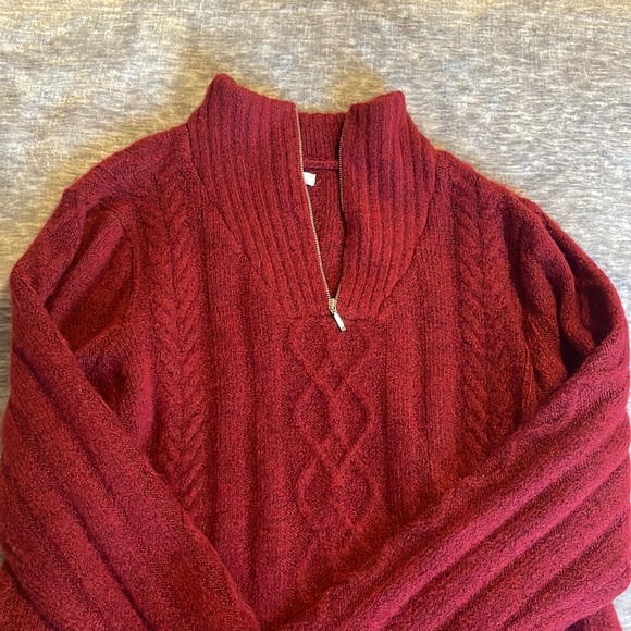 Croft & Barrow Half zip sweater - Picture 2 of 11